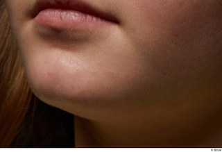 HD Face skin references Estefania Alvarado lips mouth skin pores…
